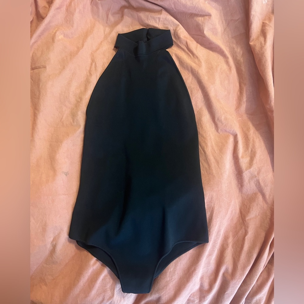 Saint Laurent black bodysuit